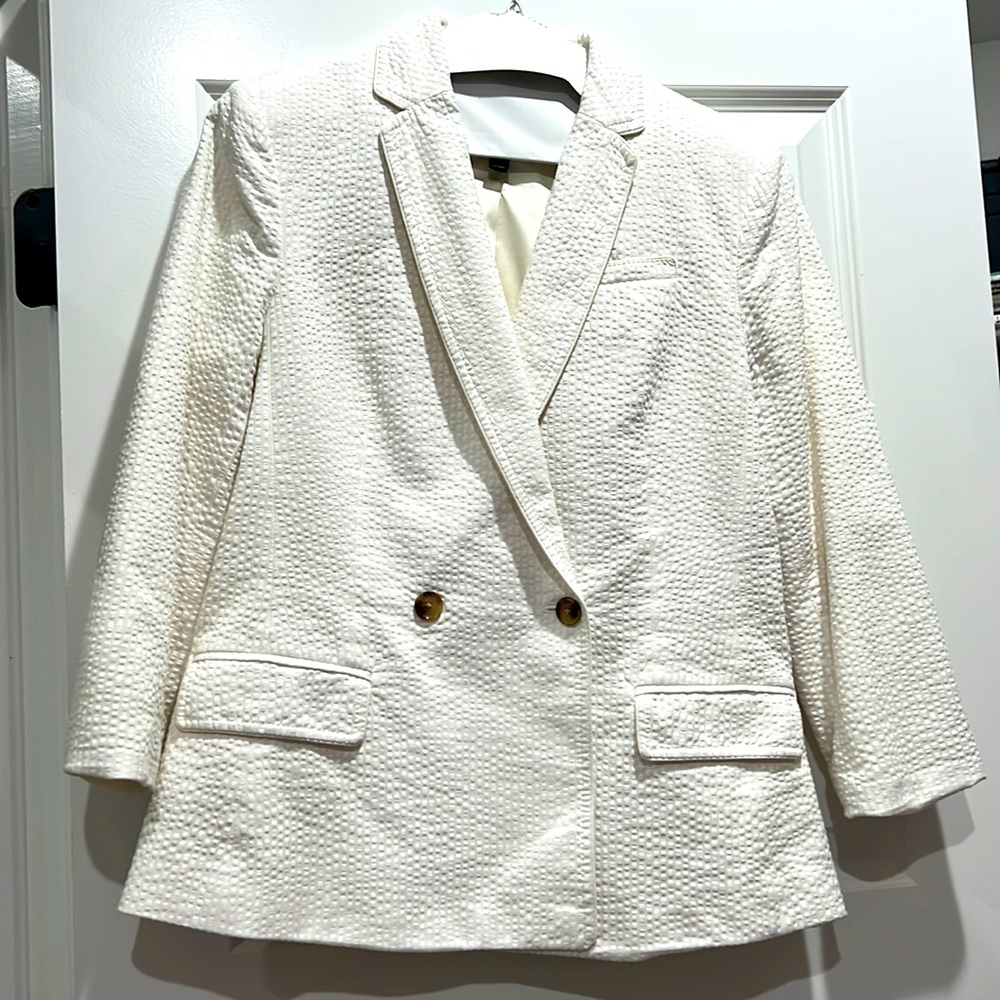 White blazer
